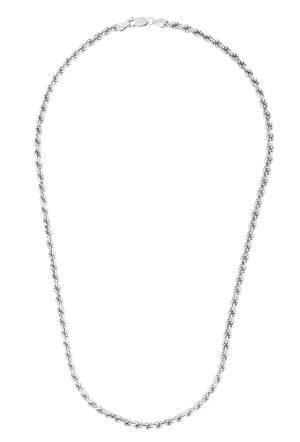 Silver 3.6mm Rope Chain