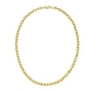 Gold Over Silver 5.6mm French Cable Chain