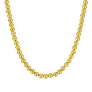 14K Gold 8mm Bead Chain