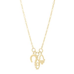 14K Lucky Charms Necklace