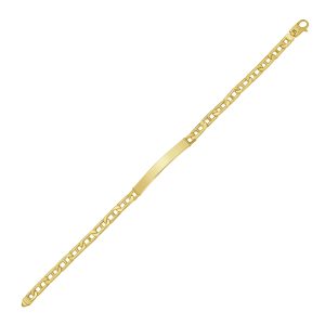 14K Gold Mariner ID Bracelet