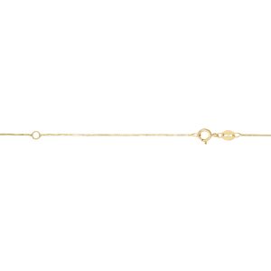 14K Gold 0.51mm Double Extendable Box Chain