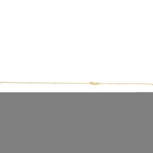 14K Gold 1mm Extendable Bead Chain