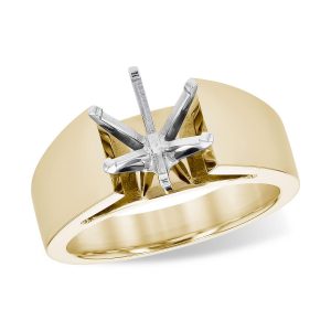 14KT Gold Semi-Mount Engagement Ring