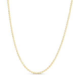 14K 2.5mm Moon Chain