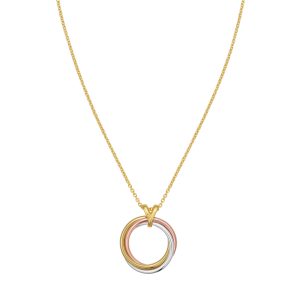 14K Trinity Circle Necklace