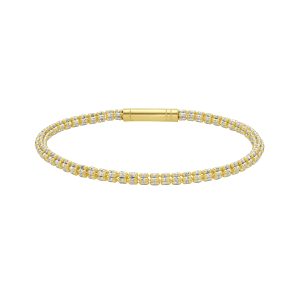 14K 3.3mm Fancy Ice Chain Bracelet