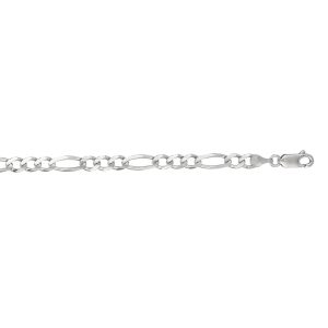 14K Gold 4.6mm Figaro Chain