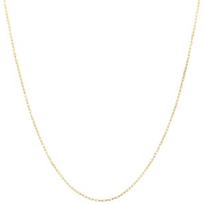 10K Gold 1.3mm French Cable Chain