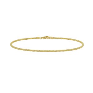 14K 1.7mm Sparkle Spring Chain