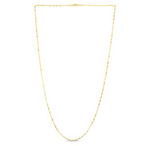 10K Gold 1.8mm Singapore Chain