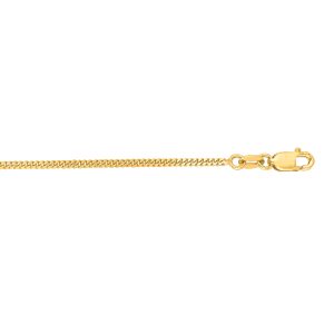 10K Gold 1.4mm Gourmette Chain
