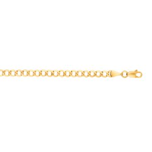 10K Gold 4.4mm Lite Comfort Curb Chain