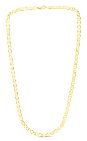 10K Gold 5.5mm Mariner Chain