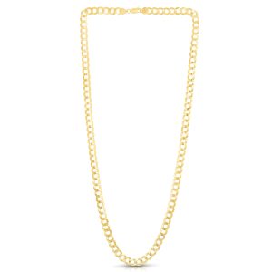 10K Gold 6.2mm Lite Comfort Curb Chain