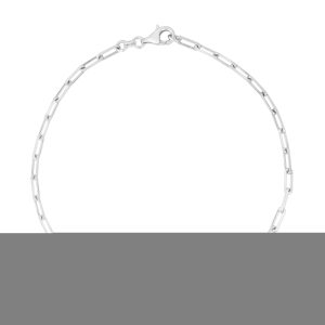 Silver 3mm Paperclip Chain