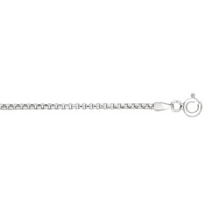 Silver 1.5mm Round Box Chain