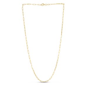 Silver Plated 2.5mm Paperclip Chain