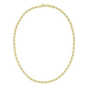 Gold Over Silver 4.1mm Paperclip Chain
