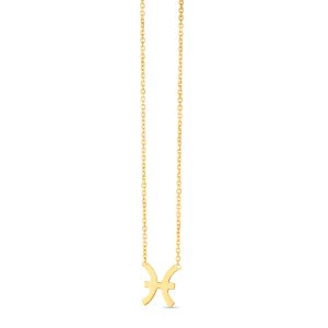14K Pisces Necklace