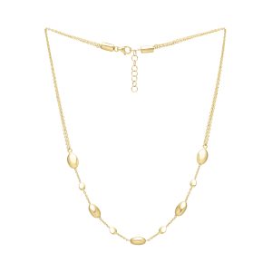 14K Adjustable Puff Pebble Bracelet/Anklet