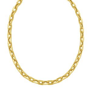 14K Faceted Octagonal Link Chain
