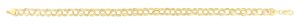 14K Gold 8.25mm Lite Charm Bracelet