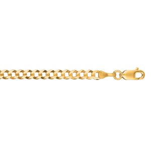 14K Gold 3.6mm Comfort Curb Chain