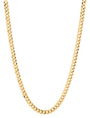 14K Gold 4.7mm Comfort Curb Chain