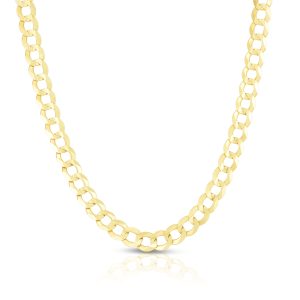 14K Gold 5.7mm Comfort Curb Chain