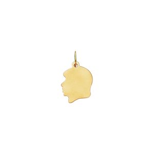 14K Gold Small Girl Charm