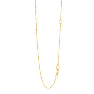 14K Gold 1.1mm Extendable Chain