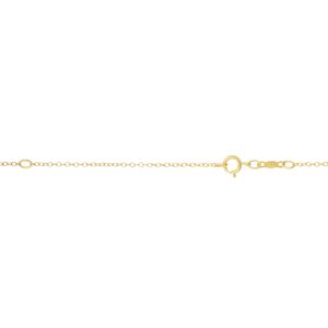 14K Gold 1.3mm Extendable Chain