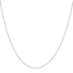 Platinum 1.2mm Oval Cable Chain