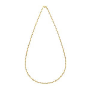 14K Gold 2mm Pave Valentino Chain