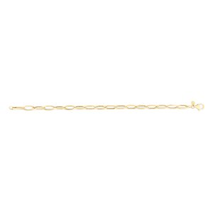 14K Gold Hexagon Link Chain
