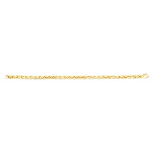 14K 5mm Mens Fancy Box Chain