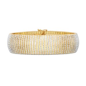 14K Bold DiamantÃ© Flex Bracelet