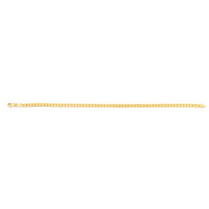 14K Gold 7.5" 2.7mm Round Franco Chain