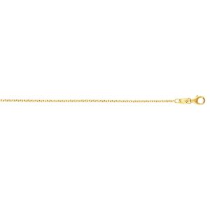 14K 2.4mm Round Cable Chain