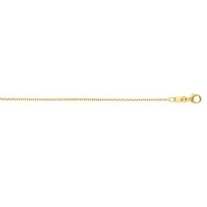14K 2.6mm Round Cable Chain