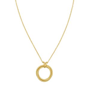 14K Interlocking Medium Trinity Necklace
