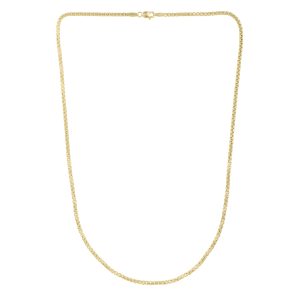 14K Gold 2.5mm Solid Round Box Chain