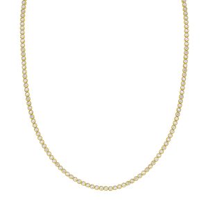 14K DiamonOro Tennis Necklace