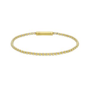 14K 2.74mm Fancy Ice Chain Bracelet