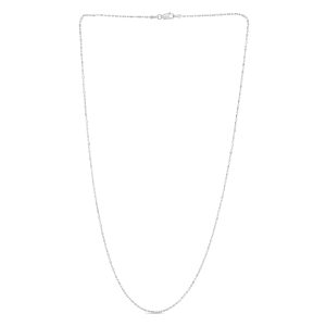 14K Gold 1.1mm Diamond Cut Bar and Bead Chain