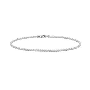 14K 2.1mm Sparkle Spring Chain