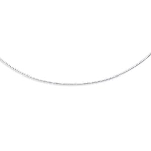 14K Gold 1.5mm Round Omega with Screw Back Lock