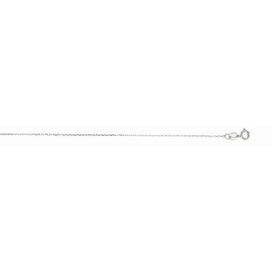 14K Gold 0.87mm Diamond Cut Cable Chain