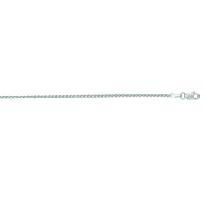 14K Gold 1.5mm Round Wheat Chain
